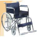 Silla de ruedas manual de acero cromado FS810Y